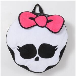 Monster High NWT Skull Shape Skullette Plush 12”Backpack Bag RARE Y2K